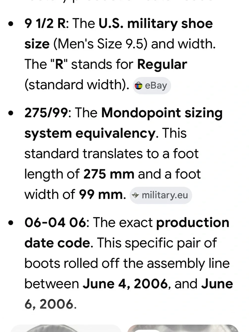 Bates military black boots